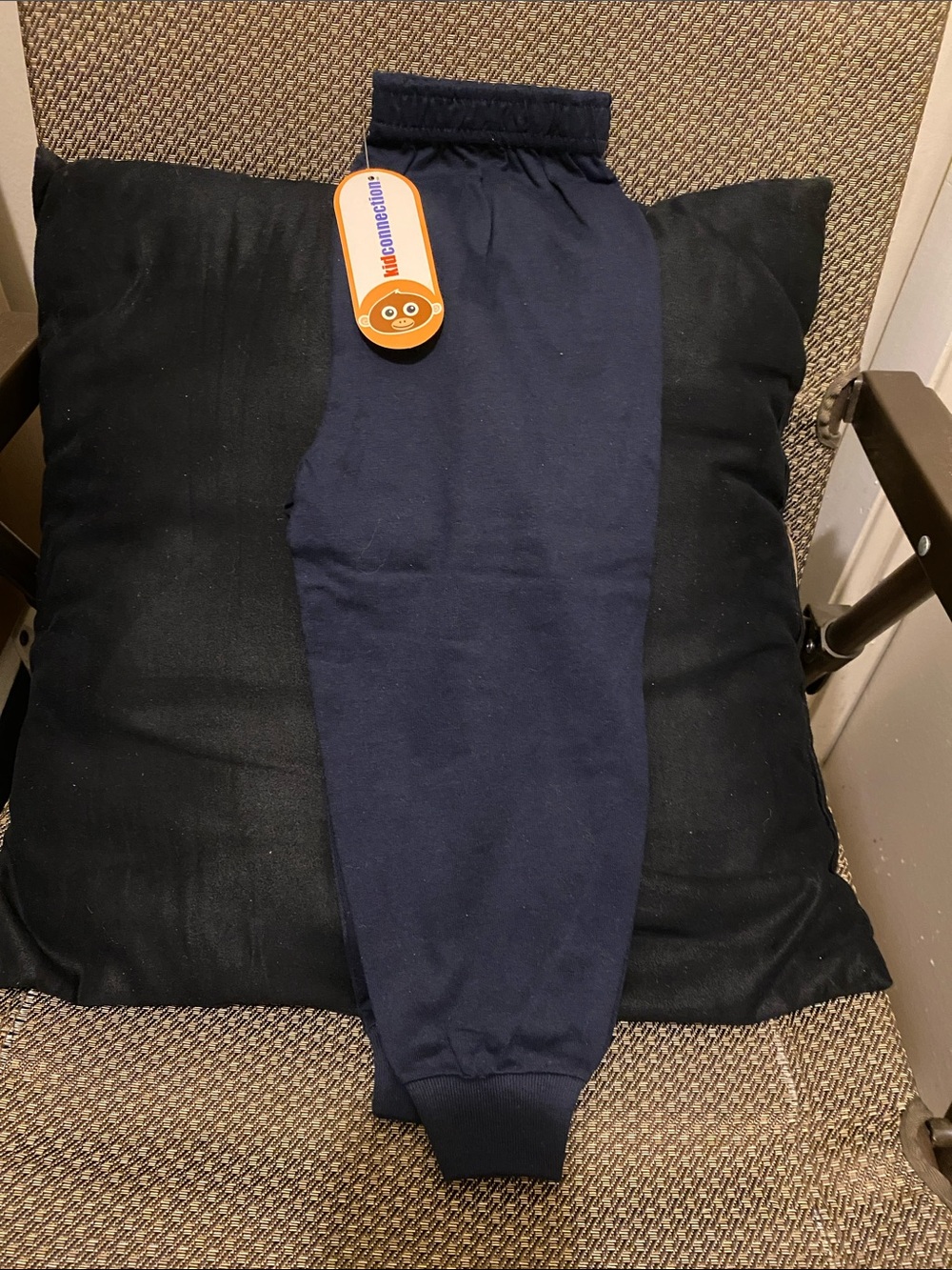 Kid Connection Boys Navy Jogger Pants - Elastic Waist & Cuffed Ankles 24M (C)